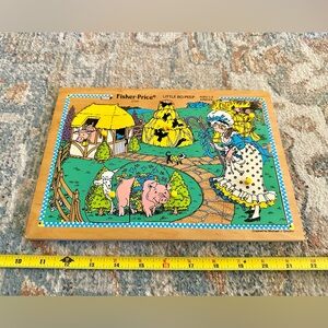 Vintage 1970’s Fisher-Price Little Bo Peep Peg Puzzle